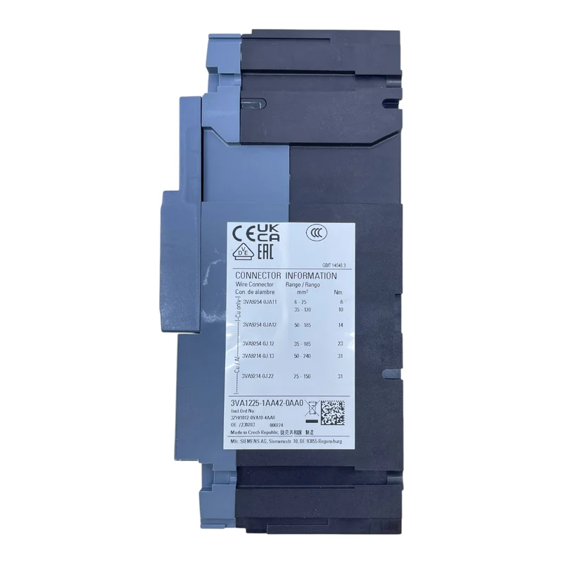 Siemens Leistungsschalter 250A 3VA1225-1AA42-0AA0 690V 3-polig