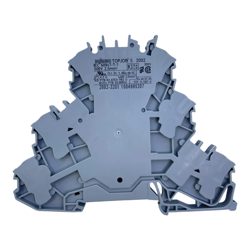 WAGO Dreistockklemme Reihenklemme 2002-3201 Triple-Deck Terminal Block VE: 16 Stk