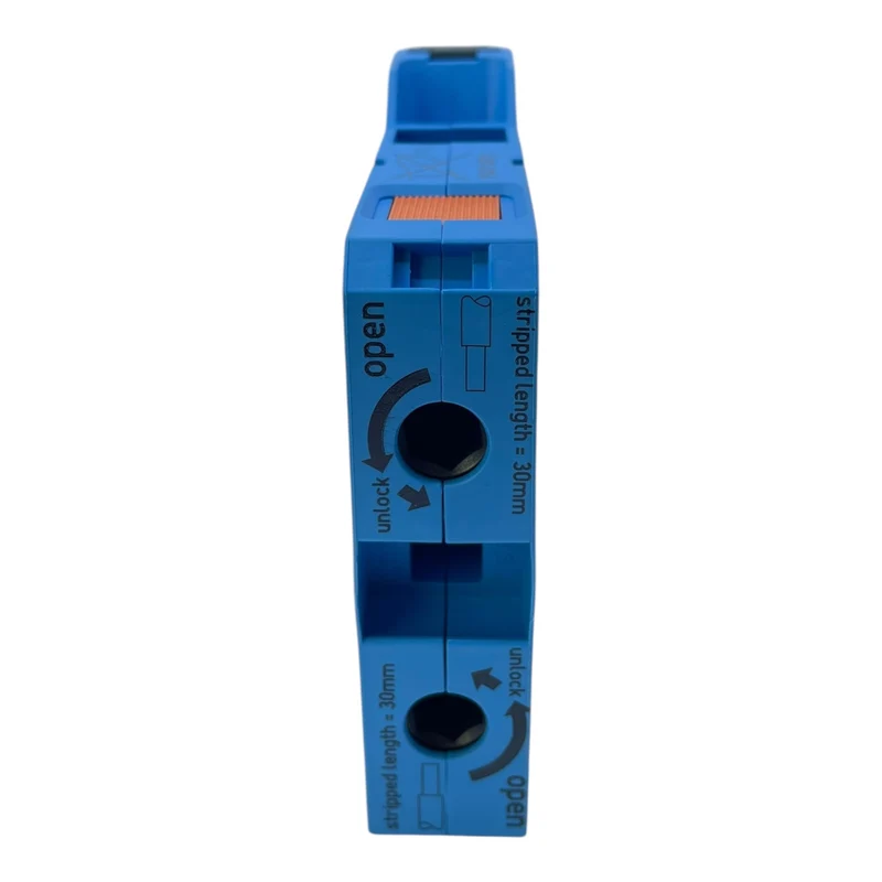 WAGO 60407722 2-Leiter-Durchgangsklemme 150A 1000V Blau VE:2 Stk