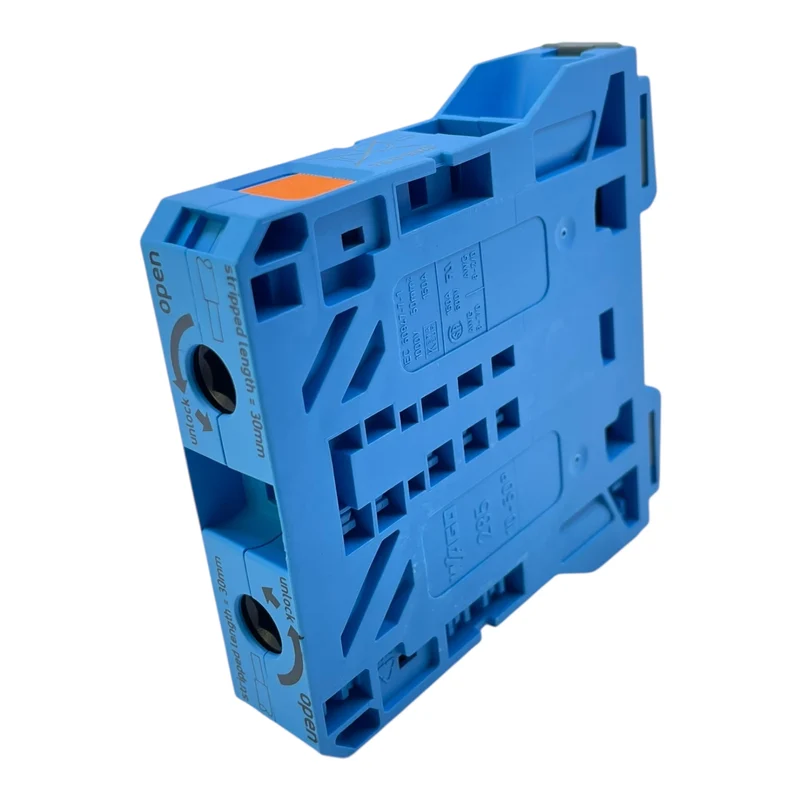WAGO 60407722 2-Leiter-Durchgangsklemme 150A 1000V Blau VE:2 Stk