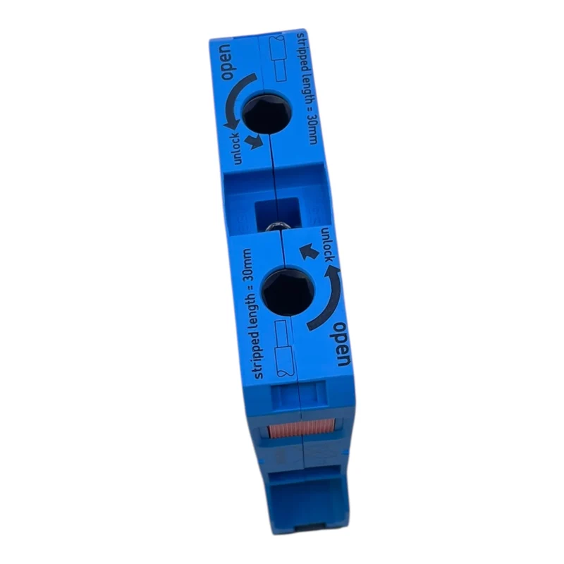 WAGO 60407722 2-Leiter-Durchgangsklemme 150A 1000V Blau VE:2 Stk