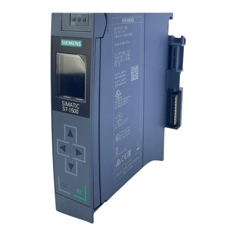 Siemens CPU S7-1500 1511-1 PN 6ES7511-1AK01-0AB0 24VDC 0,7A SPS Steuerung