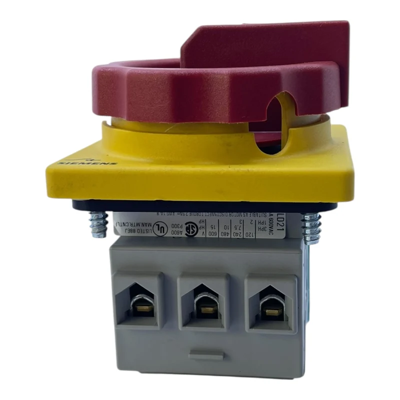 Siemens Lasttrennschalter 3LD2103-0TK53 25A 690V Not-Aus Trennschalter AC-23