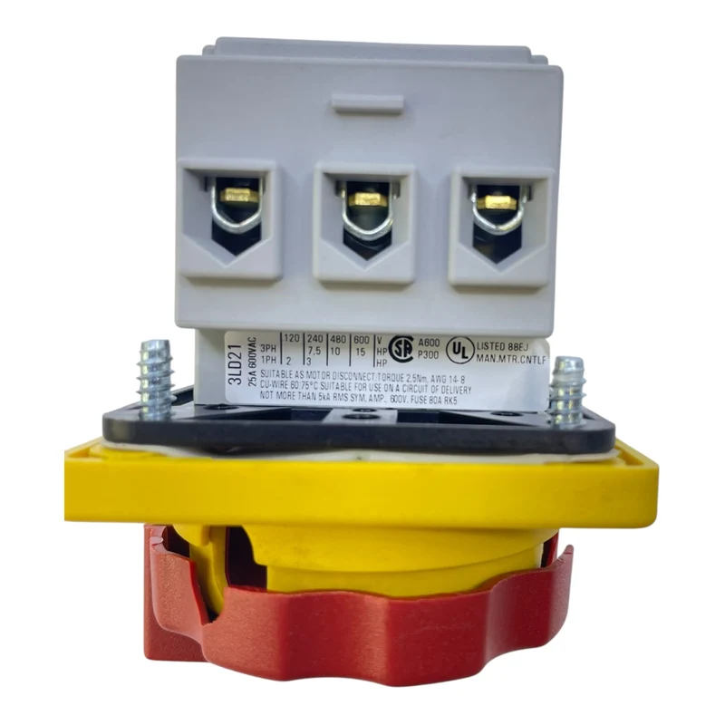 Siemens Lasttrennschalter 3LD2103-0TK53 25A 690V Not-Aus Trennschalter AC-23
