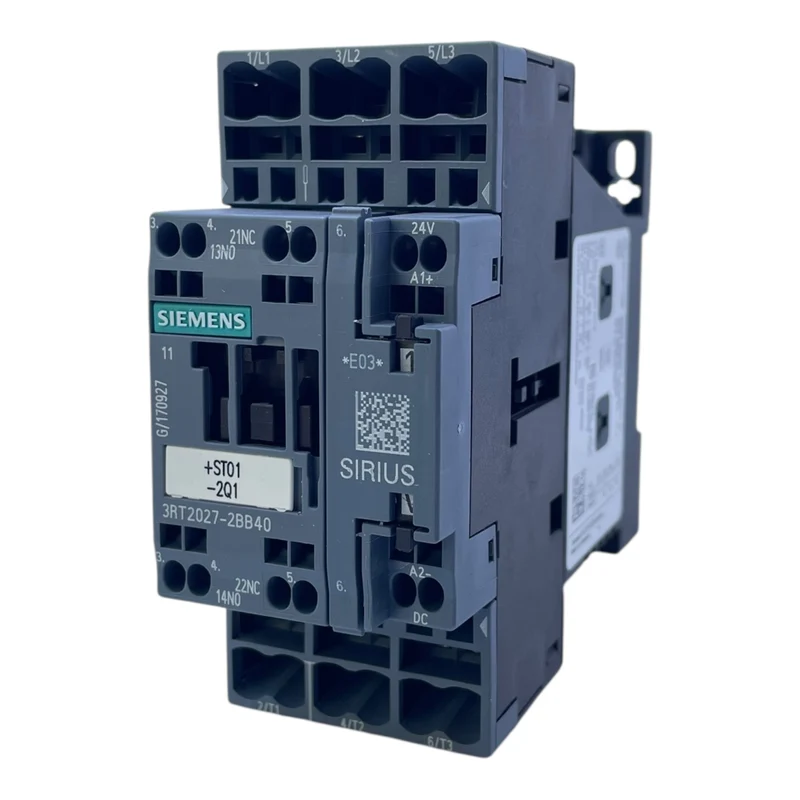 Siemens Schütz 3RT2027-2BB40 24V DC 11kW 25A 3-polig Sirius Leistungsschütz