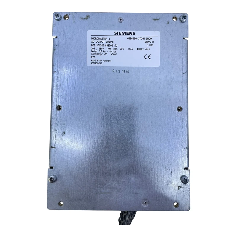 Siemens Drossel Micromaster 4 AC Output Choke 6SE6400-3TC01-0BD0