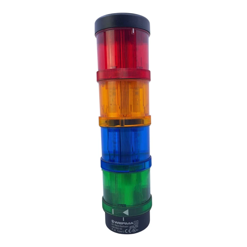 Werma Signalturm 24V AC/DC 4-farbig LED-Modul 644 xxx 75 RD YE BU GN