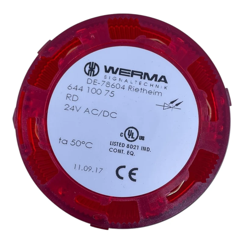 Werma Signalturm 24V AC/DC 4-farbig LED-Modul 644 xxx 75 RD YE BU GN