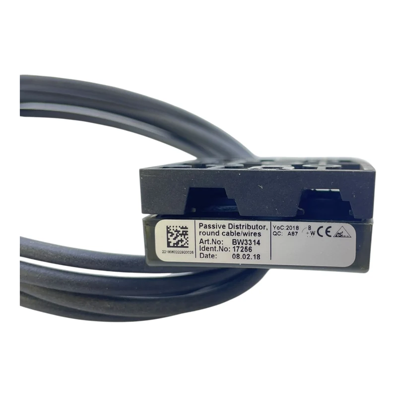 Bihl+Wiedemann Verteiler BW3314 Passiv M12 AS-i AUX 2×4A Rundkabel