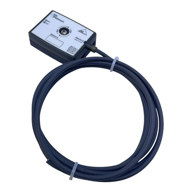 Bihl+Wiedemann Verteiler BW3314 Passiv M12 AS-i AUX 2×4A Rundkabel