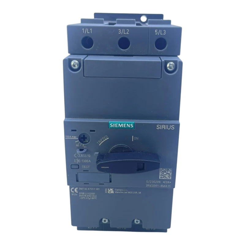 Siemens Motorschutzschalter 80-100 A 3RV2041-4MA15 Sirius Class 10