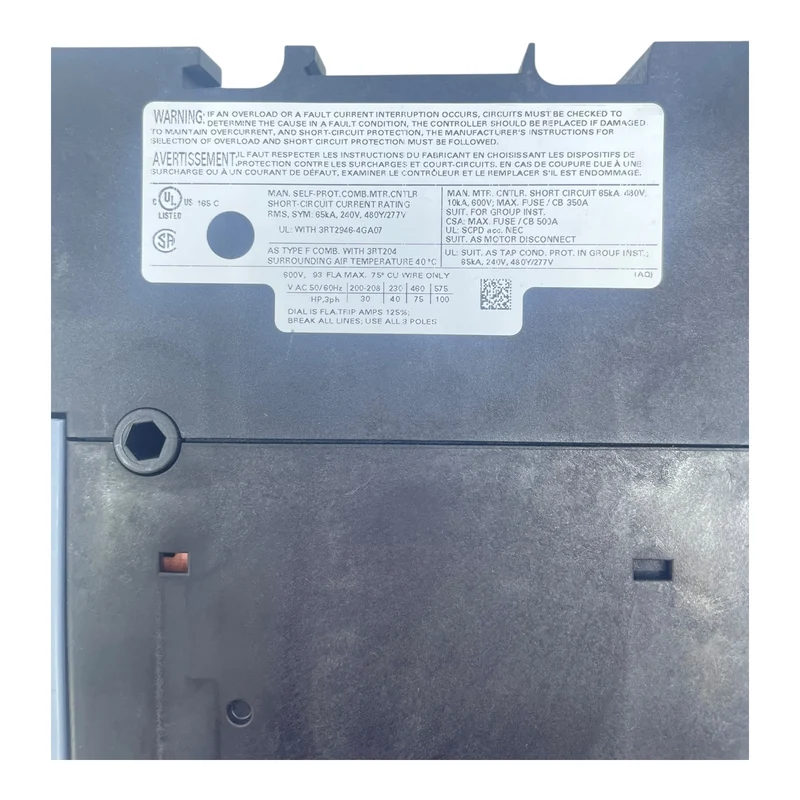 Siemens Motorschutzschalter 75–93 A 3RV2041-4YA15 Sirius Class 10