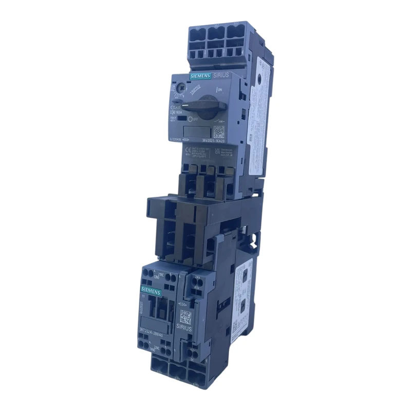 Siemens Schaltgerät 3RA2120-1KH24-0BB4 16 A Motorschutz + Schütz Sirius