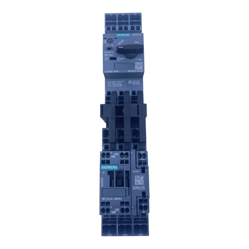 Siemens Schaltgerät 3RA2120-1KH24-0BB4 16 A Motorschutz + Schütz Sirius