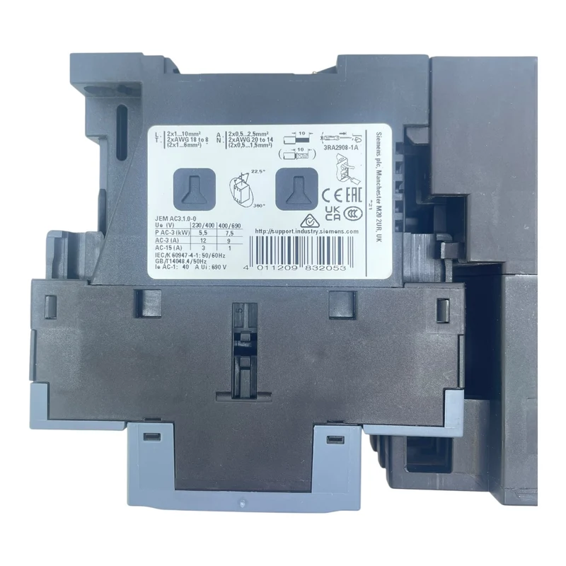 Siemens Schaltgerät 3RA2120-1KH24-0BB4 16 A Motorschutz + Schütz Sirius