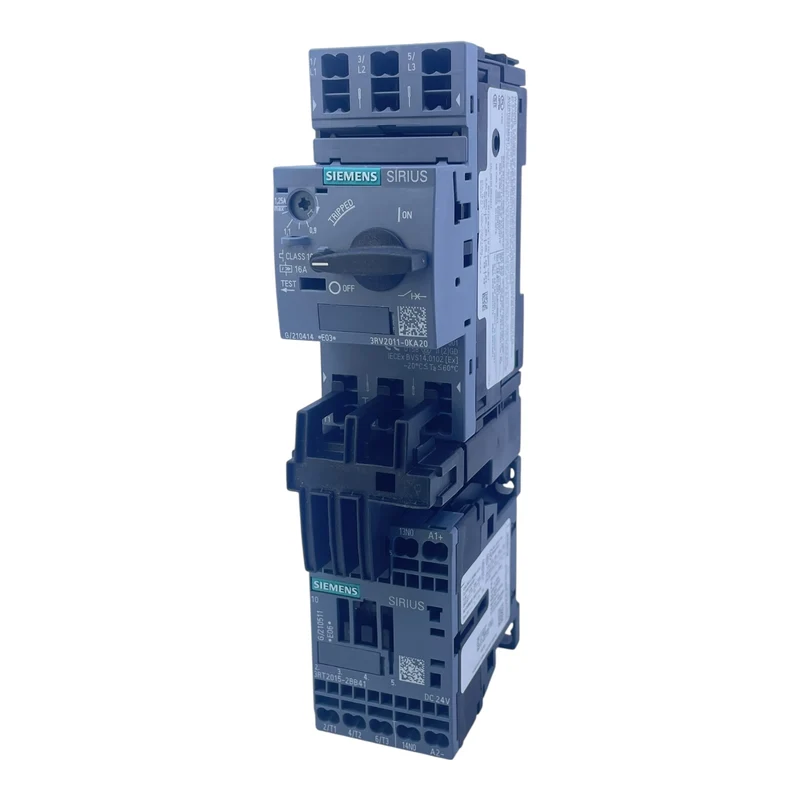 Siemens Verbraucherabzweig 3RA2110-0KE15-1BB4 16A Motorschutz + Schütz Sirius