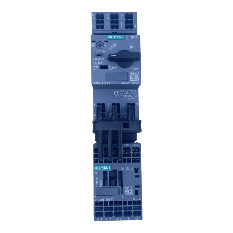 Siemens Verbraucherabzweig 3RA2110-0KE15-1BB4 16A Motorschutz + Schütz Sirius