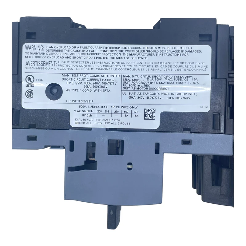 Siemens Verbraucherabzweig 3RA2110-0KE15-1BB4 16A Motorschutz + Schütz Sirius