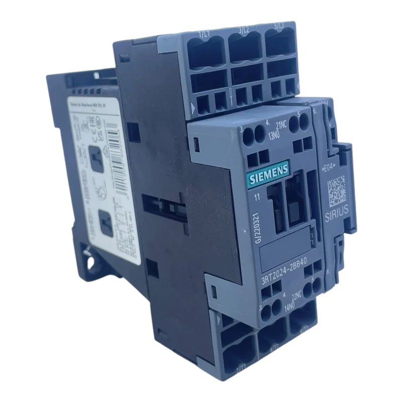 Siemens Schütz Leistungsschütz 3RT2024-2BB40 24V DC Sirius 3-polig