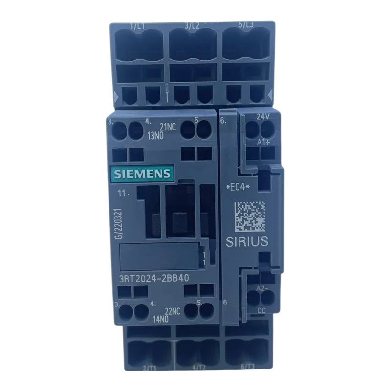 Siemens Schütz Leistungsschütz 3RT2024-2BB40 24V DC Sirius 3-polig