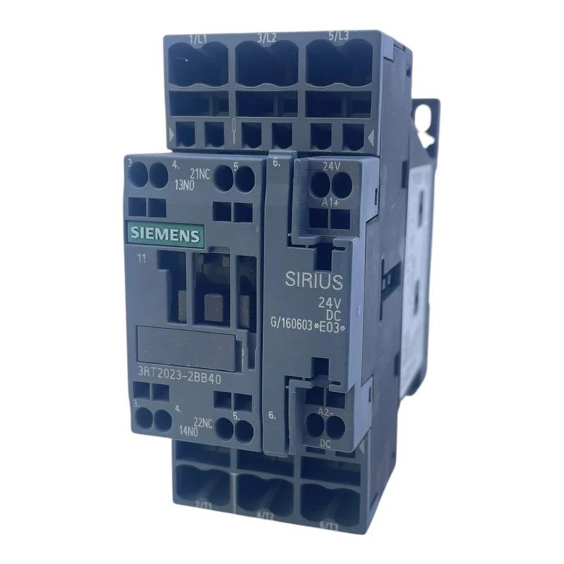 Siemens Schütz 3RT2023-2BB40 SIRIUS 24V DC 3-polig Hilfskontakte