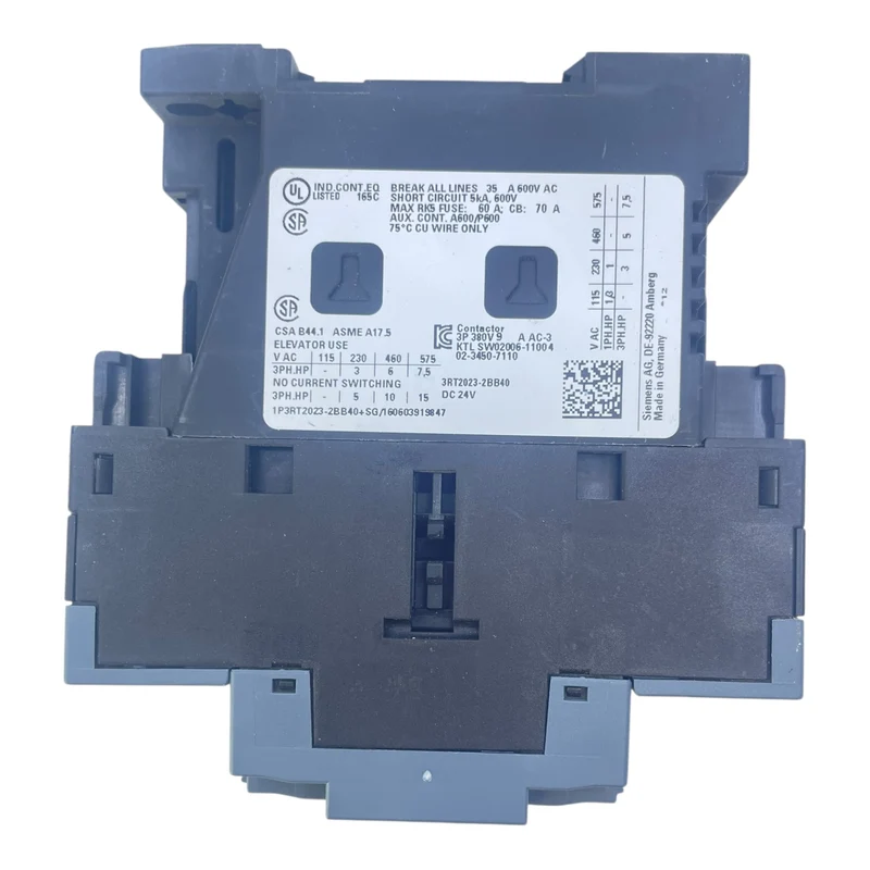 Siemens Schütz 3RT2023-2BB40 SIRIUS 24V DC 3-polig Hilfskontakte