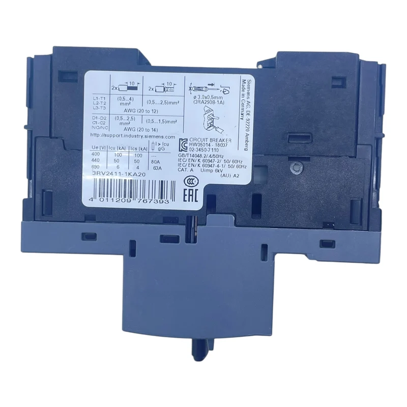 Siemens Motorschutzschalter 9-12,5A 3RV2411-1KA20 SIRIUS
