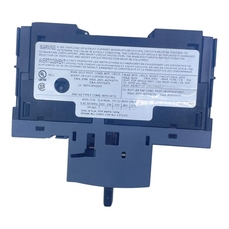 Siemens Motorschutzschalter SIRIUS 0,11–0,16 A 3RV2011-0AA20 3-polig