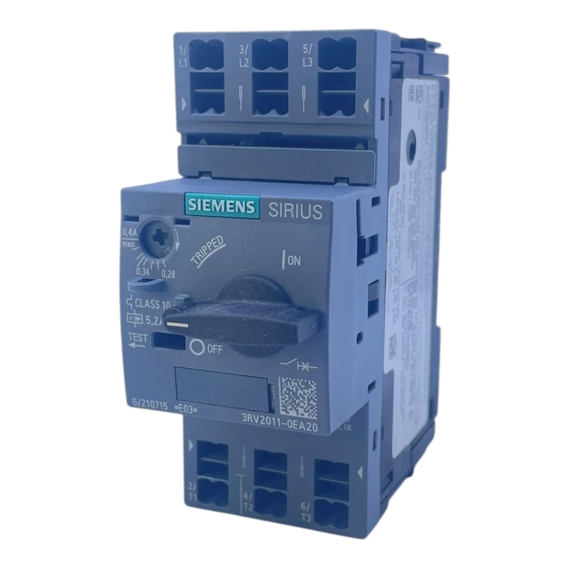 Siemens Motorschutzschalter SIRIUS 0,28–0,4 A 3RV2011-0EA20 3-polig