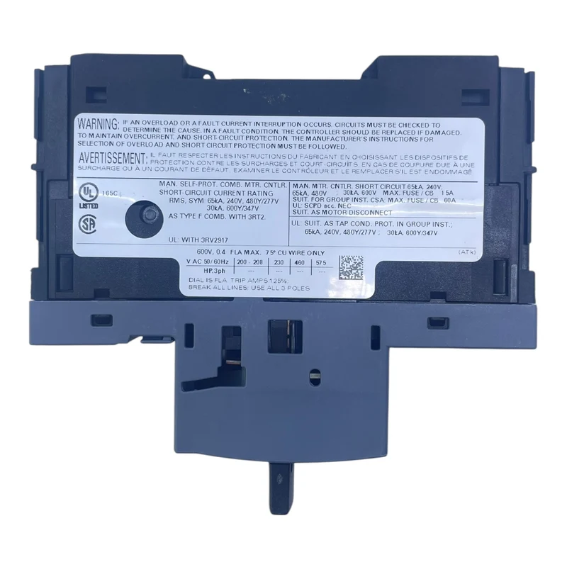 Siemens Motorschutzschalter SIRIUS 0,28–0,4 A 3RV2011-0EA20 3-polig