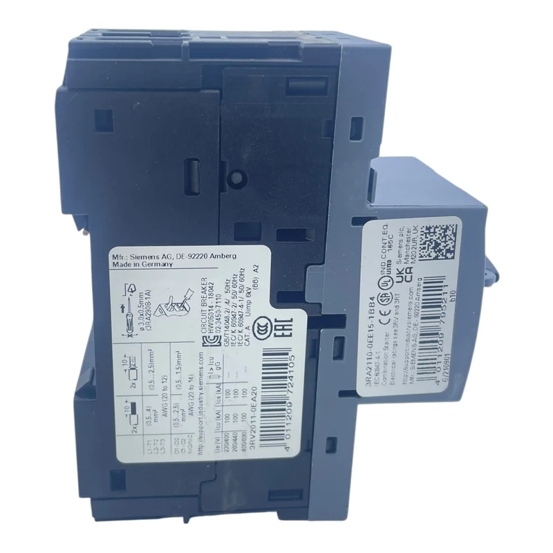 Siemens Motorschutzschalter SIRIUS 0,28–0,4 A 3RV2011-0EA20 3-polig