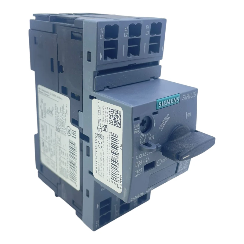Siemens Motorschutzschalter SIRIUS 0,28–0,4 A 3RV2011-0EA20 3-polig