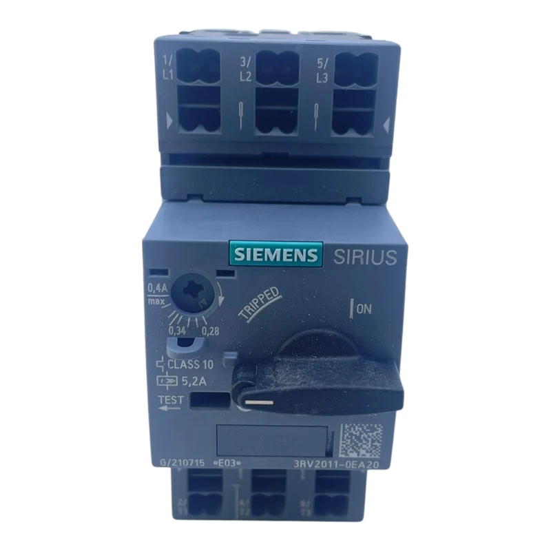 Siemens Motorschutzschalter SIRIUS 0,28–0,4 A 3RV2011-0EA20 3-polig