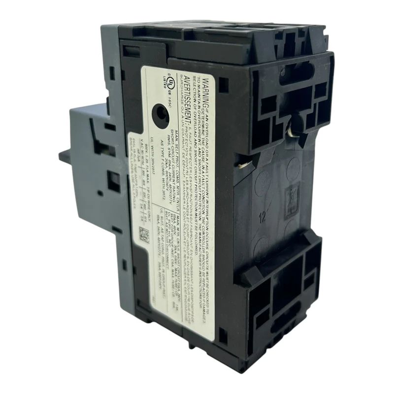 Siemens Motorschutzschalter 0,9–1,25A 3RV2011-0KA20 16A 690V Class10 3-polig