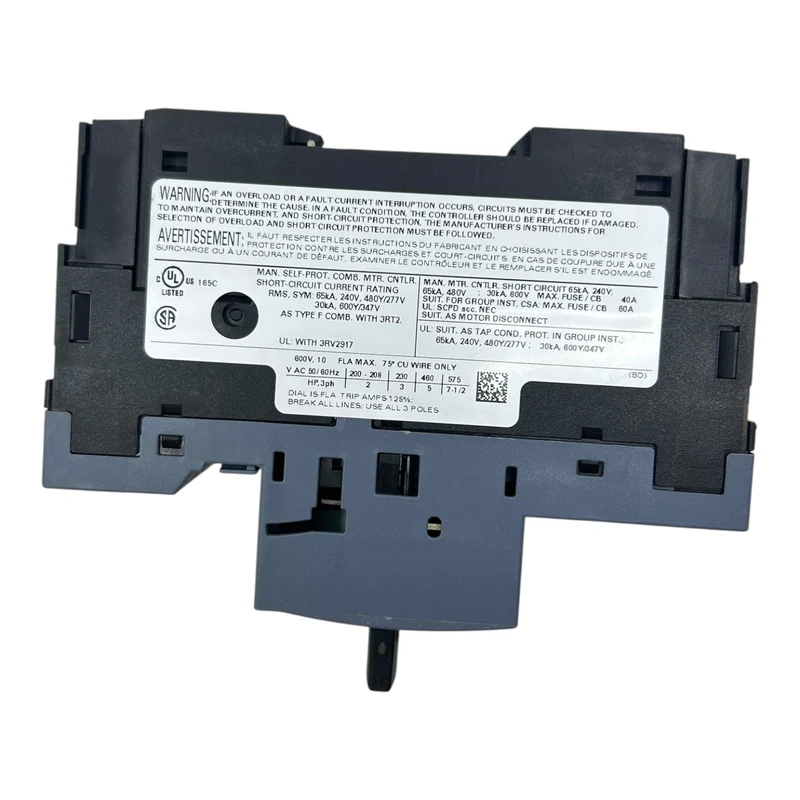 Siemens Motorschutzschalter 7–10A 3RV2021-1JA20 130A 690V Class 10 3-polig