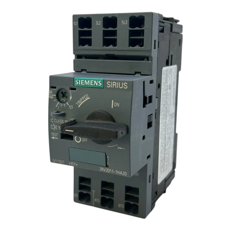 Siemens Sirius Motorschutzschalter 3RV2011-1HA20 5,5–8A 104A 3-polig 400V AC