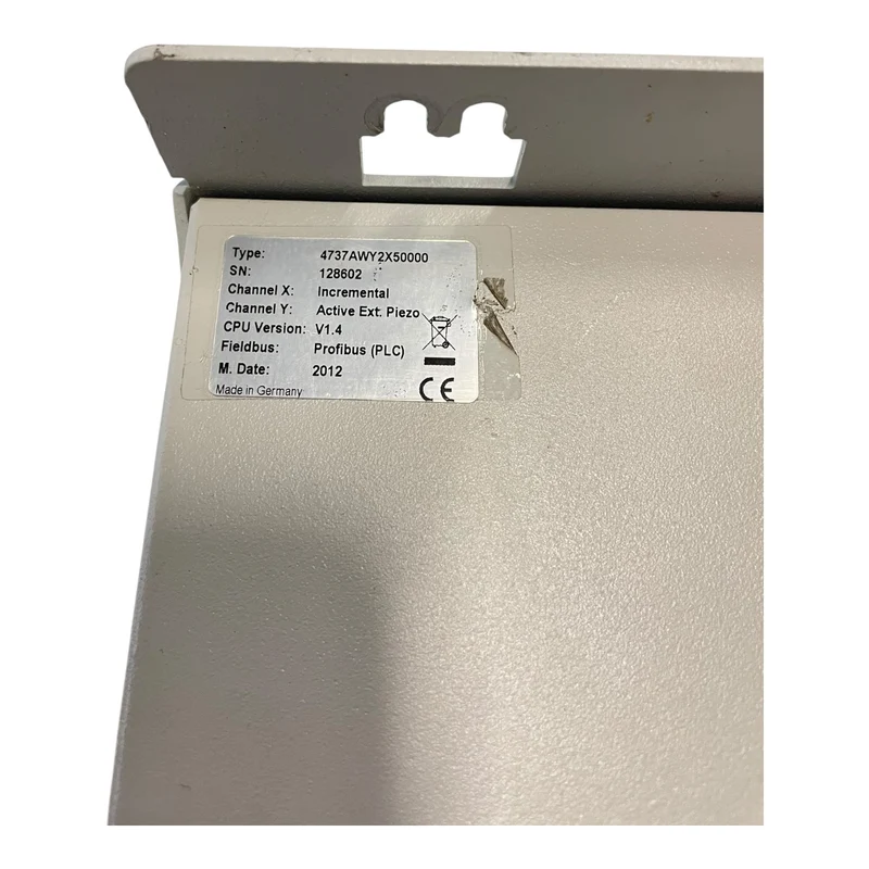 Kistler Prozessüberwachung Messregler DMF-P A300 Typ 4737 Profibus PLC