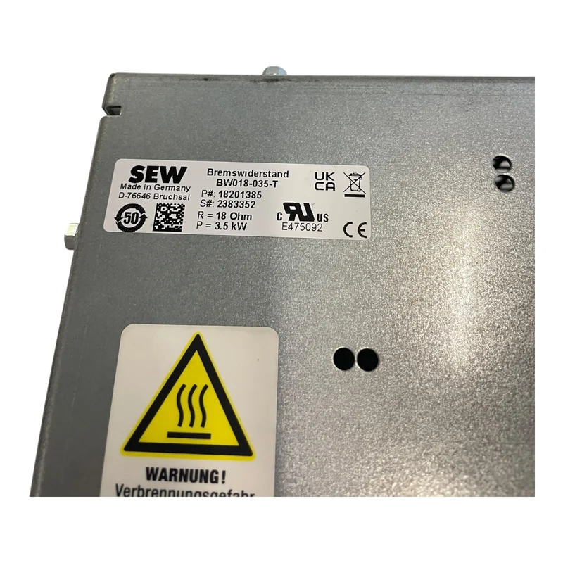 SEW Bremswiderstand 3,5kW 18Ω BW018-035-T für industrielle Anwendungen