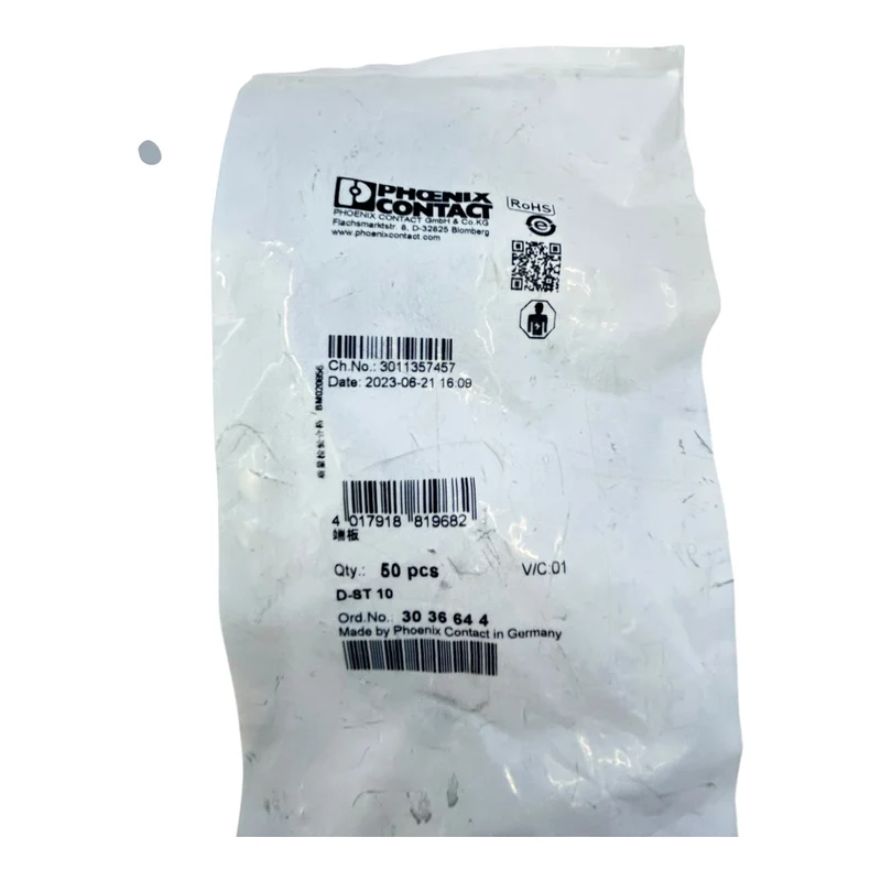 Phoenix Contact Endabdeckung D-ST 10 3036644 VE:50 Stück