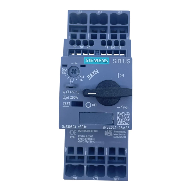 Siemens Motorschutzschalter Leistungsschalter 3RV2021-4BA25 13-20A SIRIUS