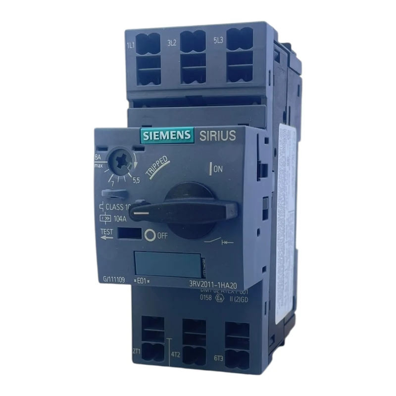 Siemens Motorschutzschalter Leistungsschalter 3RV2011-1HA20 5,5-8A SIRIUS
