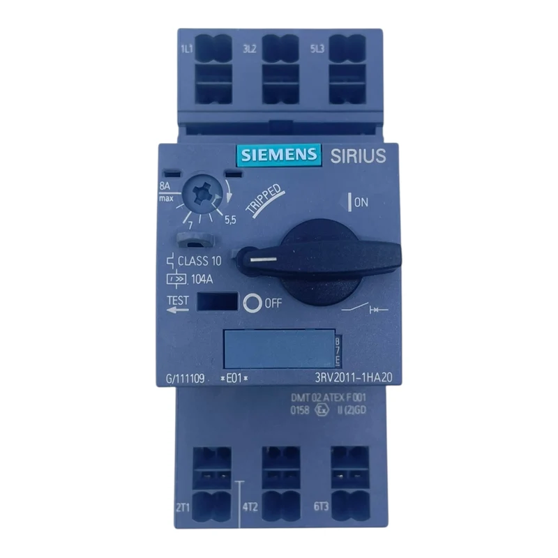 Siemens Motorschutzschalter Leistungsschalter 3RV2011-1HA20 5,5-8A SIRIUS