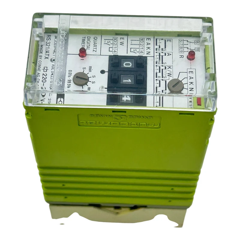 Comat Multicomat Zeitrelais Digitaltimer RS321/ATX 220–240 V