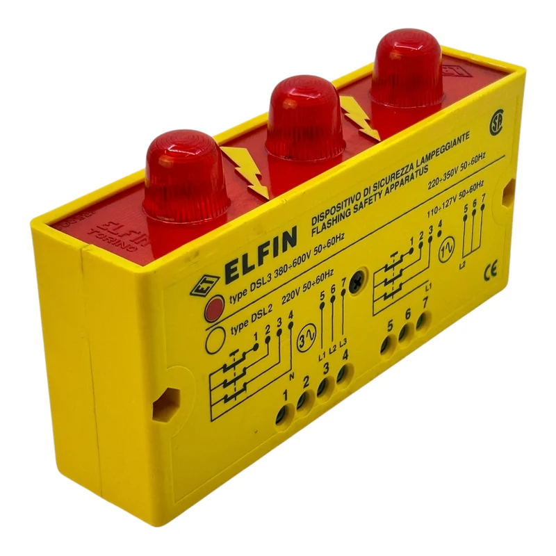 ELFIN Blitzleuchte 220V DSL3 3-phasig Signalmodul CE 3xLED
