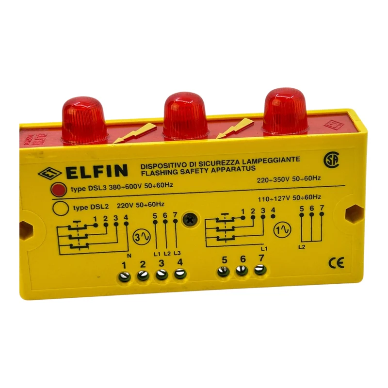 ELFIN Blitzleuchte 220V DSL3 3-phasig Signalmodul CE 3xLED