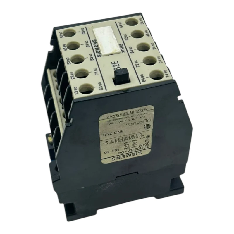 Siemens Hilfsschütz 220V 3TH8362-0A 8NO 2NC A600 P600 AC-15 10-polig