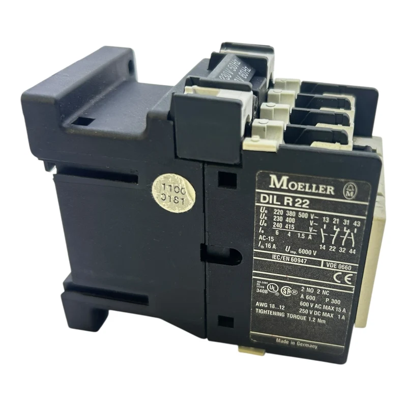 Moeller Hilfsschütz 230V DIL R22 AC 2 Öffner 2 Schließer 10A VDE0660 DIN