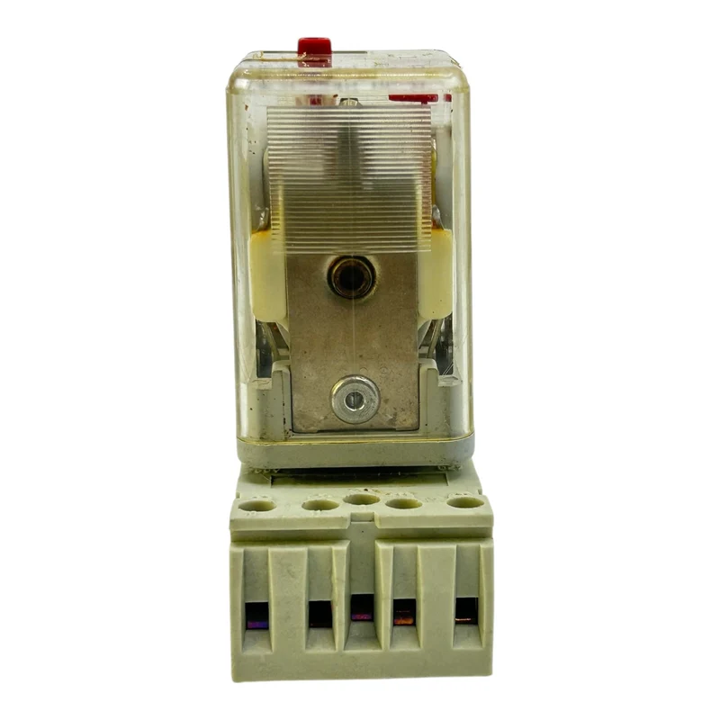 Kuhnke Relais 24V AC Z345 UF3C mit Sockel 5-polig transparent Steckrelais