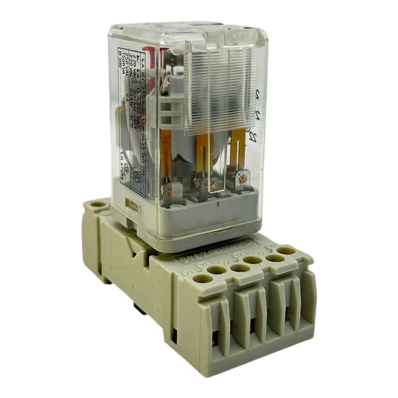 Kuhnke Steckrelais 220VDC UF3F-220VAC 250VAC 6A 24VDC Spule