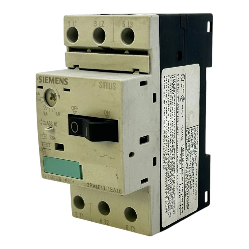 Siemens Motorschutzschalter 2,8-4A 3RV1011-1EA10 400V 40A SIRIUS Class 10